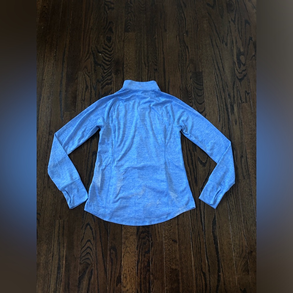 Ideology Women’s S Heathered Light Blue Full-Zip Collared Performance Jacket - Picture 11 of 12